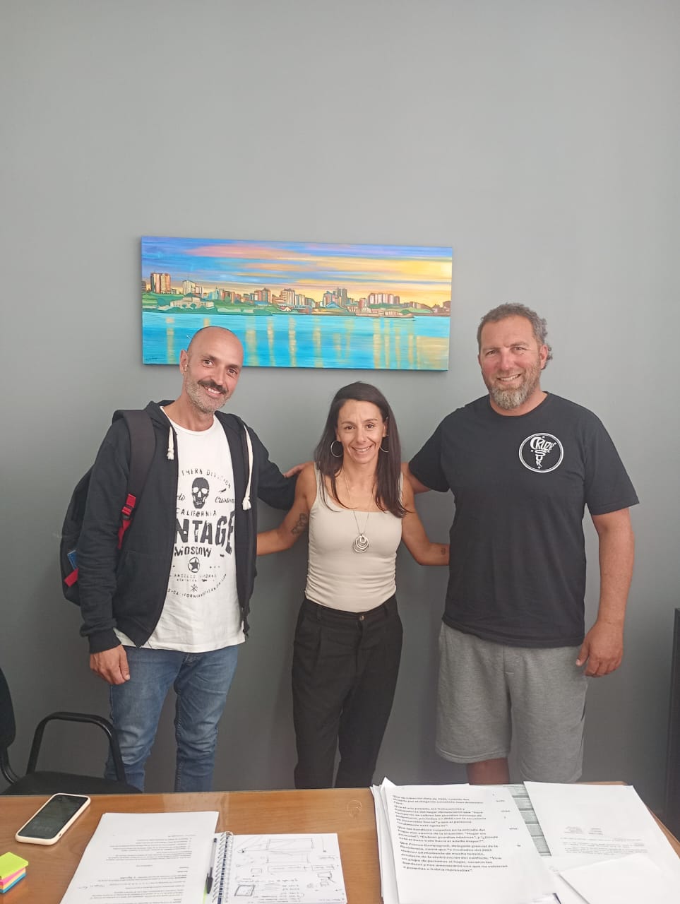 Encuentro de la Sociedad de Fomento del Barrio Mar y Sol con Eva Ayala, Vicepresidenta de Acción Marplatense